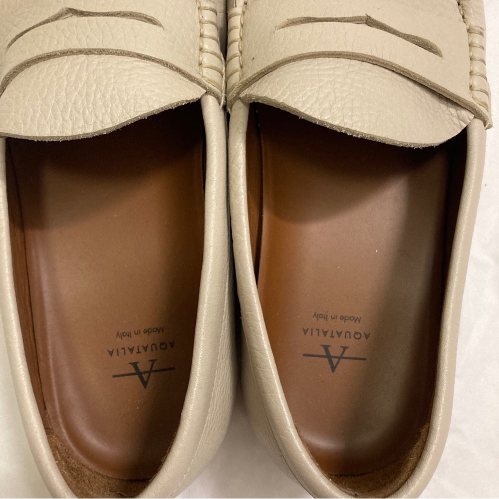 Aquatalia Kirk Pebbled Leather Loafer Size 8.5 - Picture 4 of 14